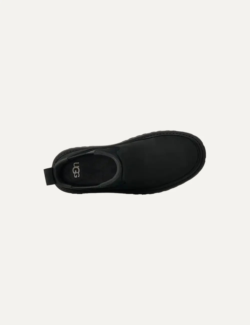 Unisex UGG Birch Chelsea black waterproof suede and nubuck boots with elastic side panels and rubber outsole top