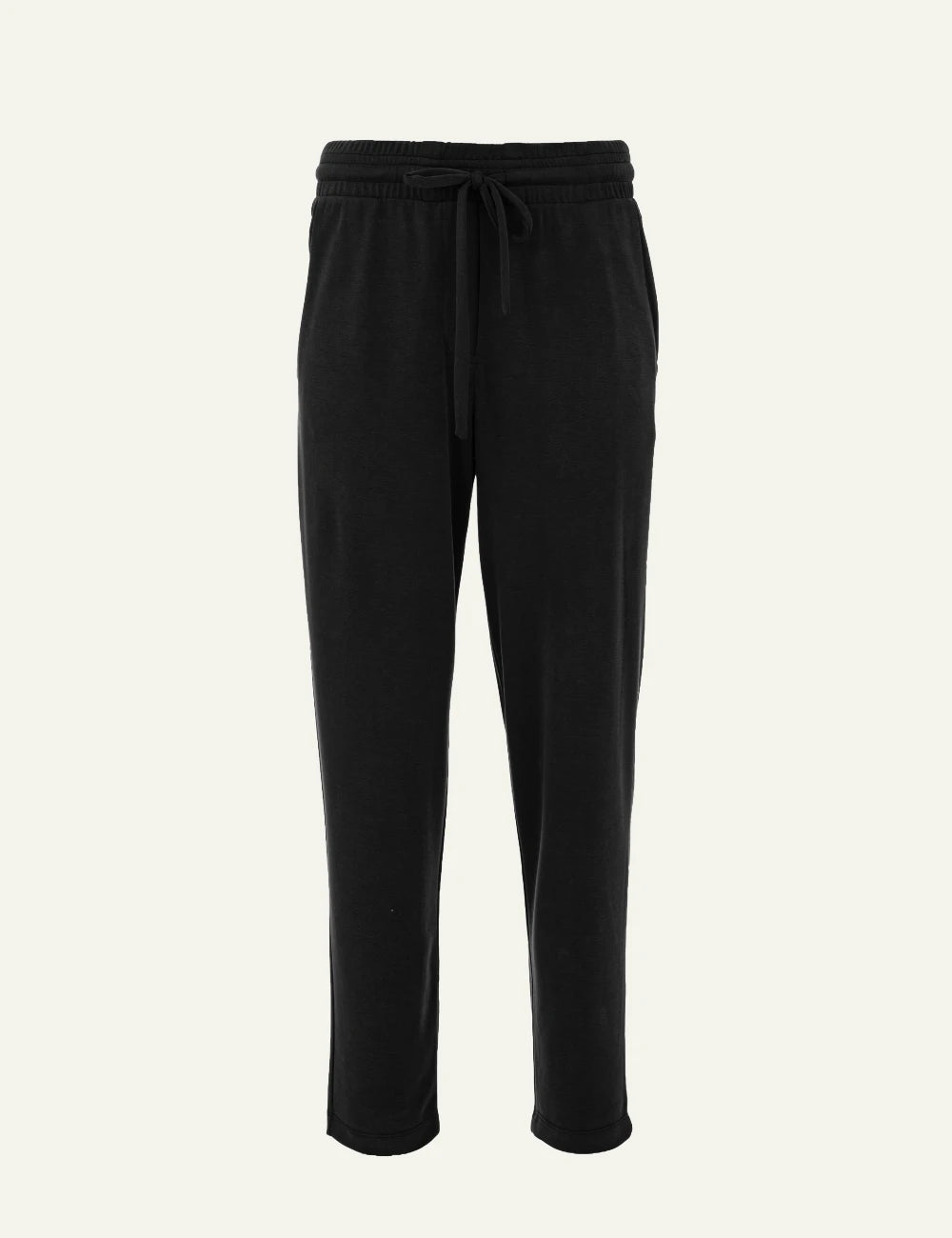Philosophy black cupro pique jogger pants for women