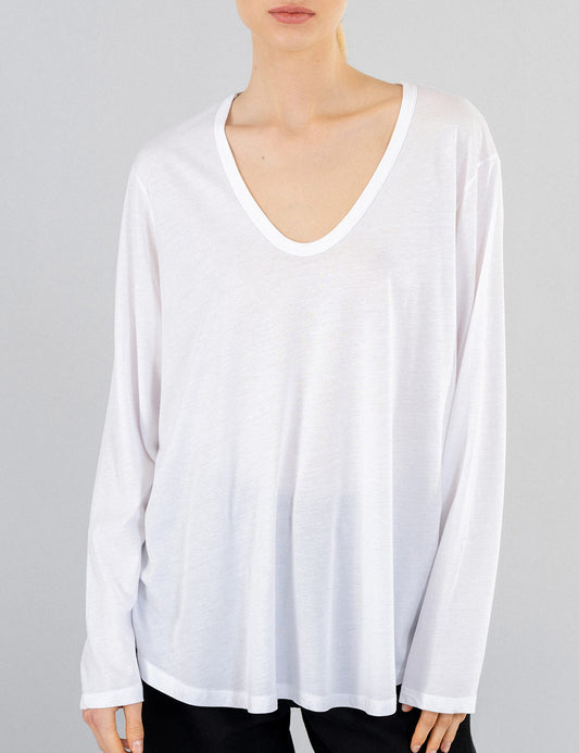 PHILOSOPHY OVERSIZED V NECK TOP PHILOSOPHY