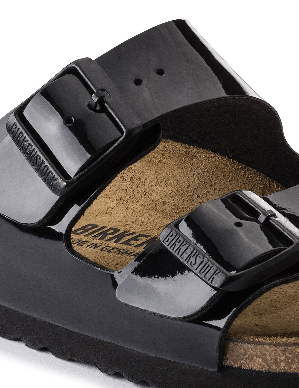 BIRKENSTOCK SYNTHETICS ARIZONA BF PATENT BLACK BIRKENSTOCK