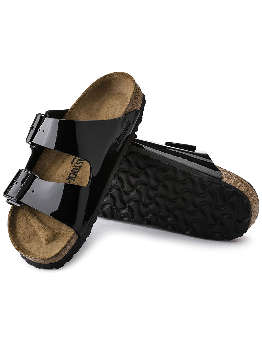 BIRKENSTOCK SYNTHETICS ARIZONA BF PATENT BLACK BIRKENSTOCK