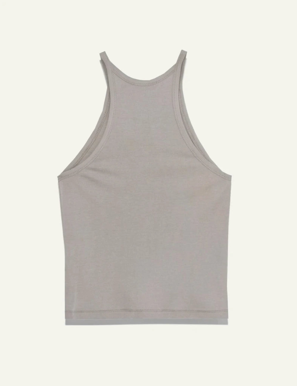 Milla tank top light grey sleeveless back view