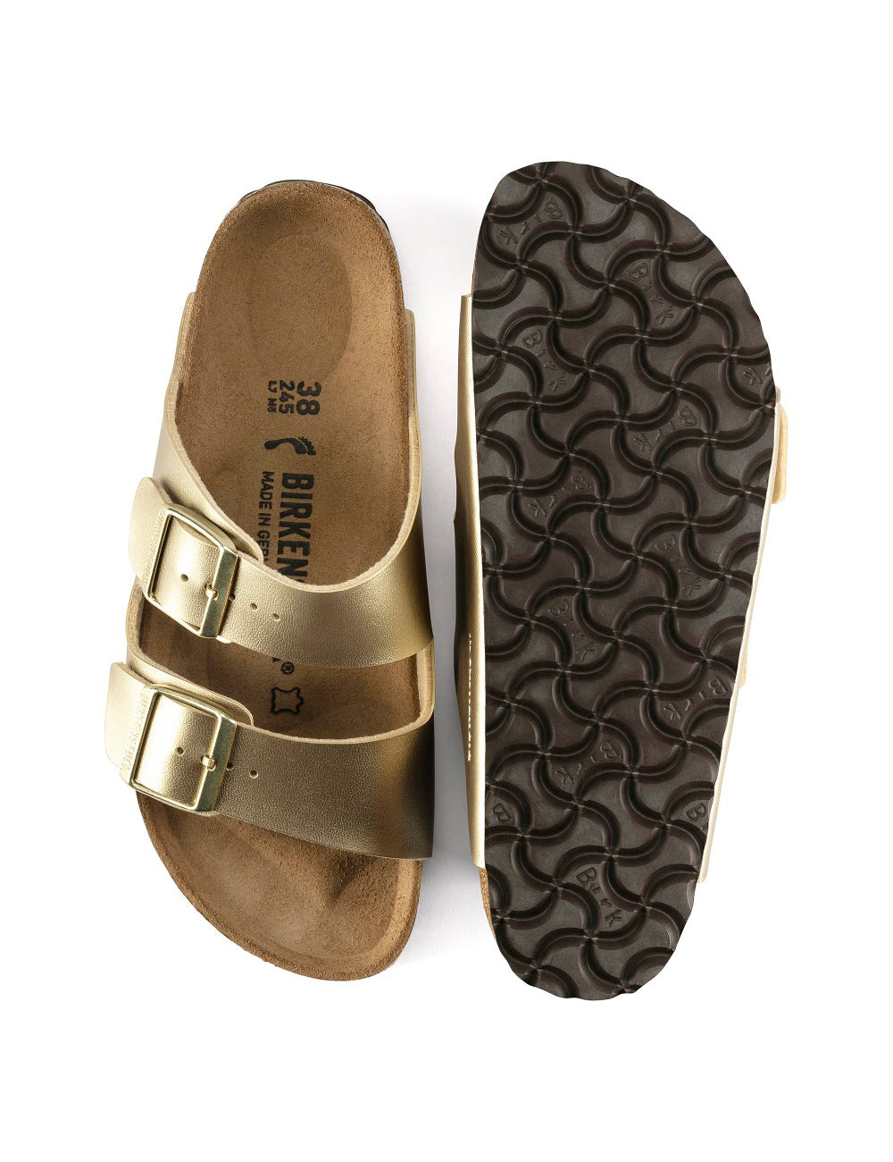 BIRKENSTOCK SYNTHETICS ARIZONA BF GOLD BIRKENSTOCK