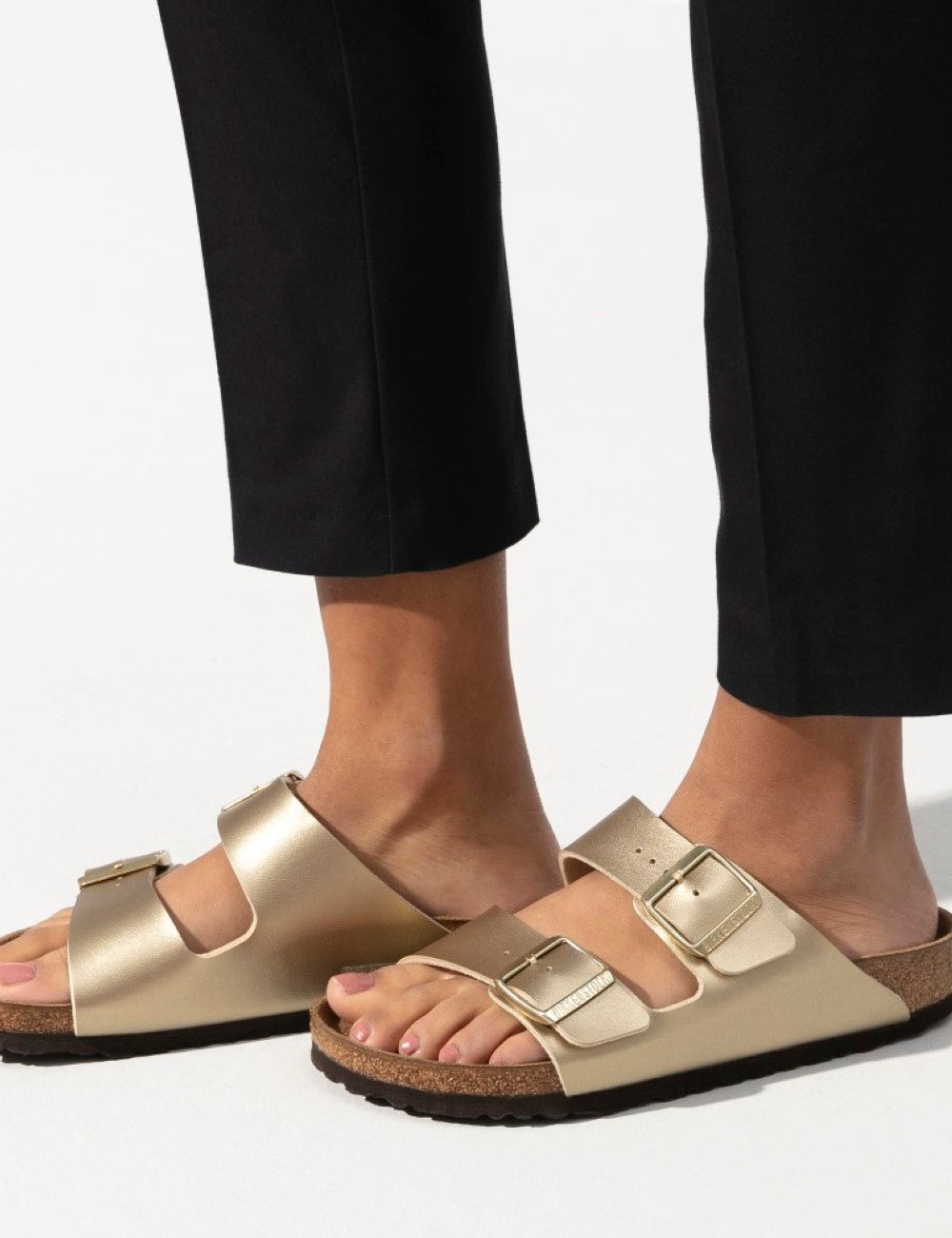 BIRKENSTOCK SYNTHETICS ARIZONA BF GOLD BIRKENSTOCK