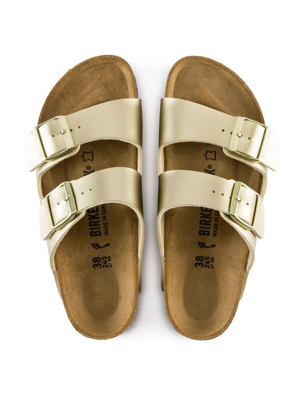 BIRKENSTOCK SYNTHETICS ARIZONA BF GOLD BIRKENSTOCK