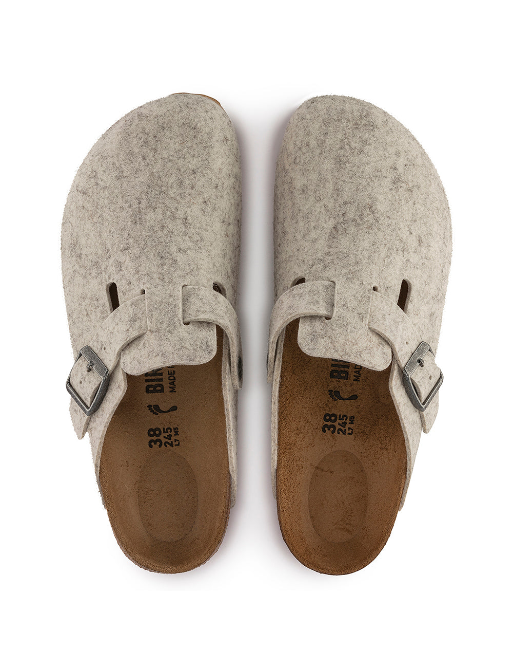 BIRKENSTOCK BS CLASSIC BOSTON WO EGGSHELL REGULAR BIRKENSTOCK