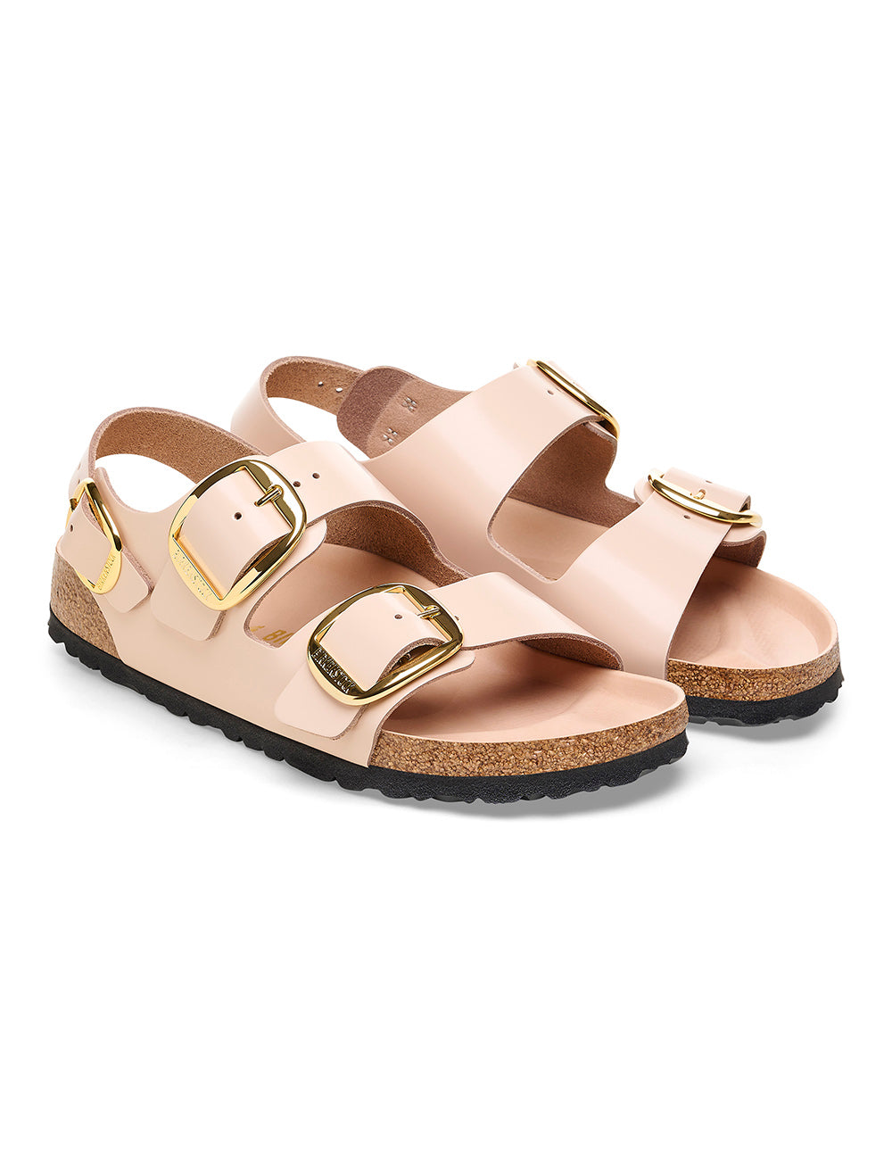 BIRKENSTOCK LEATHER MILANO BB LENA HIGH SHINE NEW BEIGE HEX BIRKENSTOCK