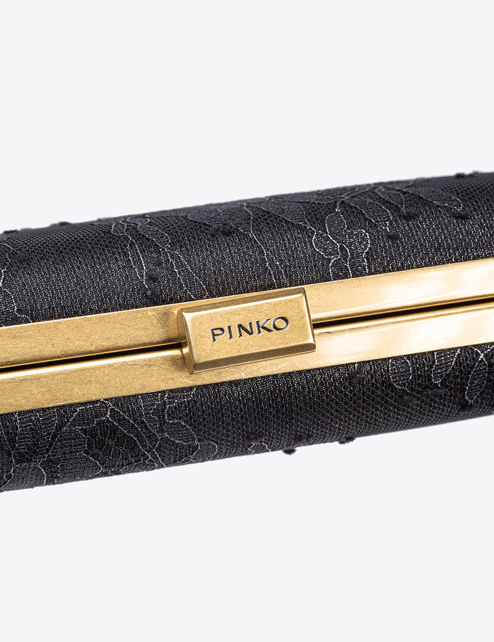 PINKO CLUTCH LACE EMBROIDERED PINKO