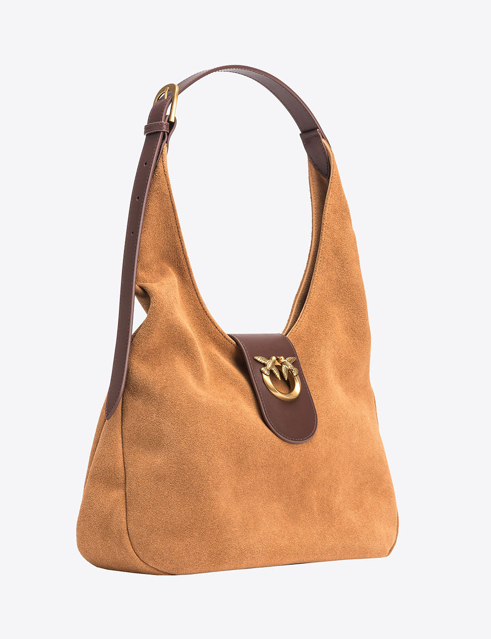 PINKO HOBO MINI SUEDE + PELLE VITELLO PINKO