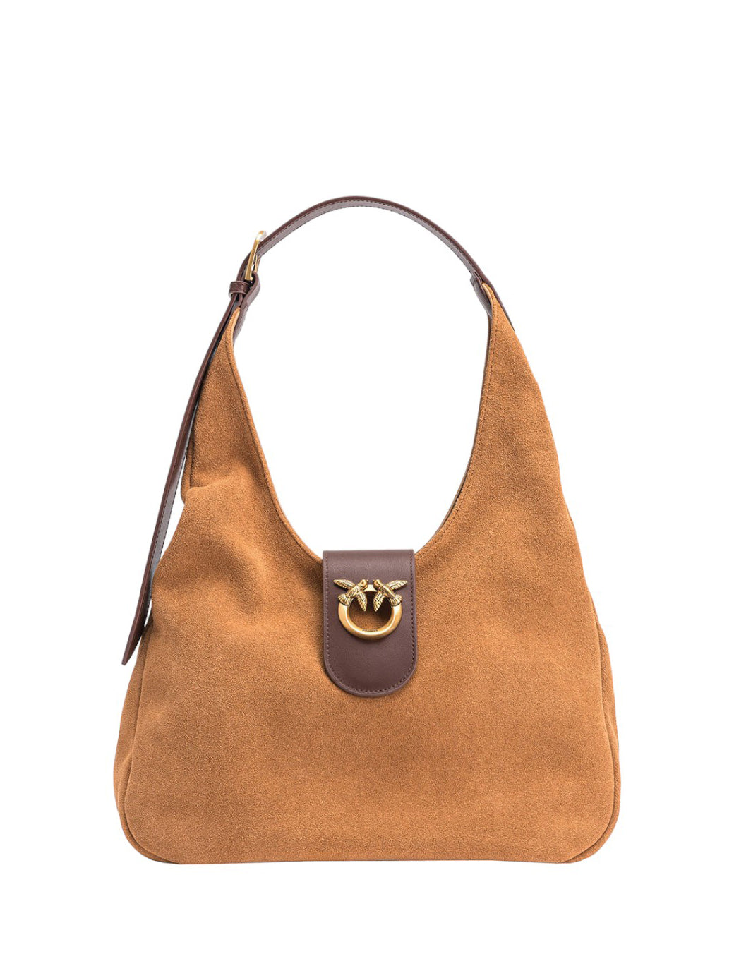 PINKO HOBO MINI SUEDE + PELLE VITELLO PINKO