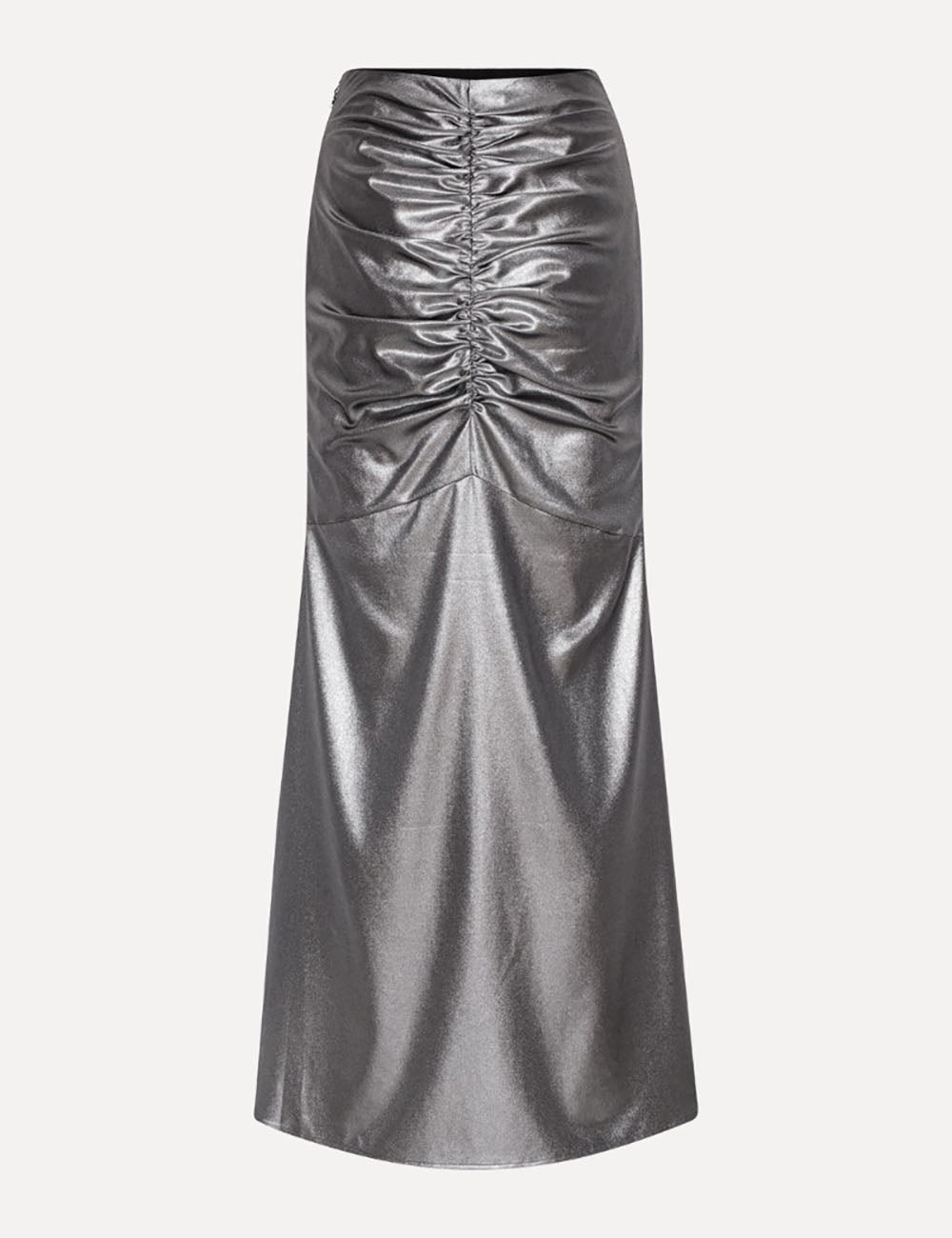 ROTATE METALLIC MAXI TRAIN SKIRT ROTATE