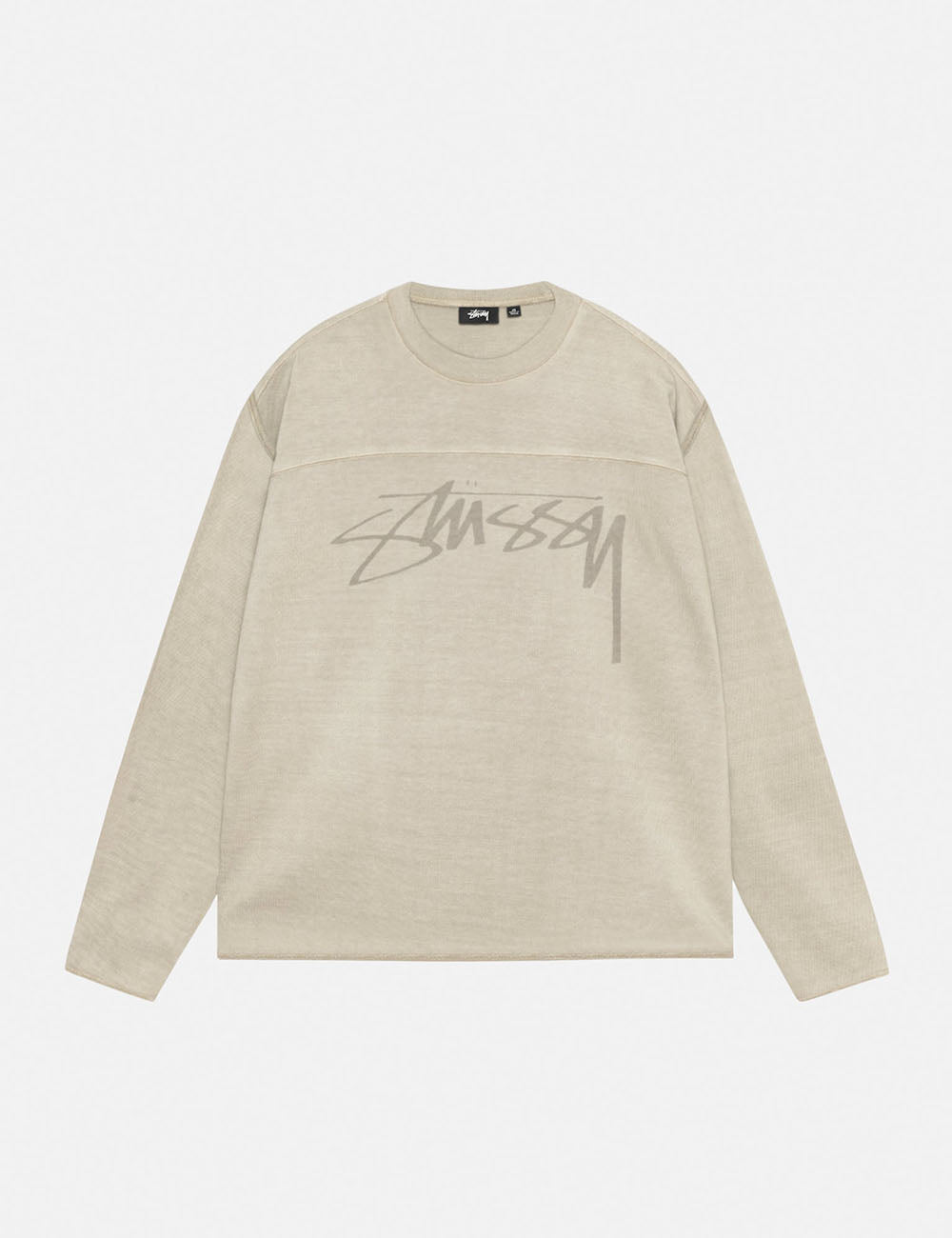 STUSSY FOOTBALL CREW PIG.DYED