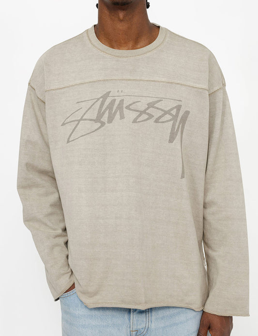 STUSSY FOOTBALL CREW PIG.DYED