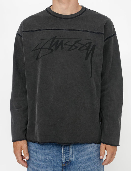 STUSSY FOOTBALL CREW PIG.DYED