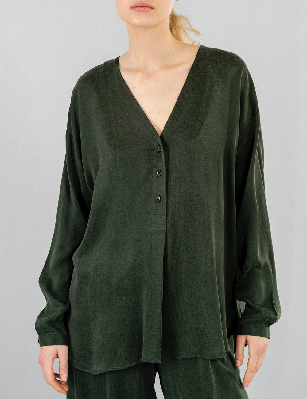 PHILOSOPHY V NECK BLOUSE PHILOSOPHY