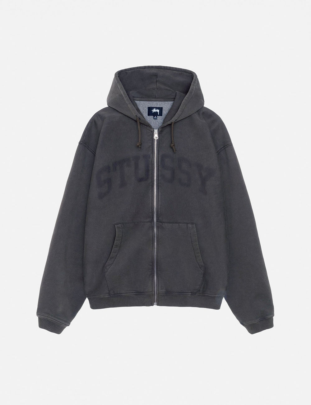 STUSSY FADED GRAPHIC ZIP HOOD