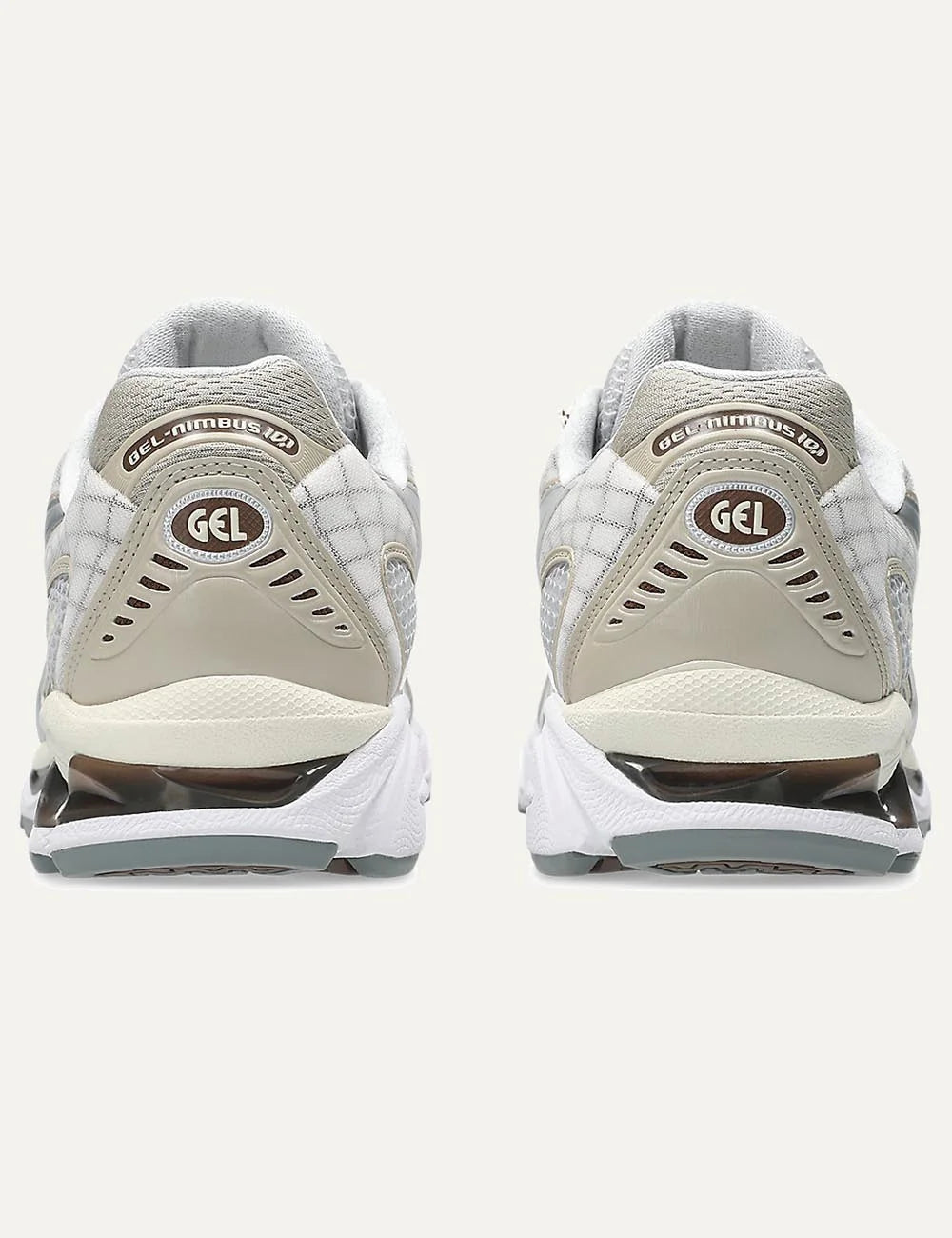 Asics Gel Kayano 12.1 sneaker cream beige back view