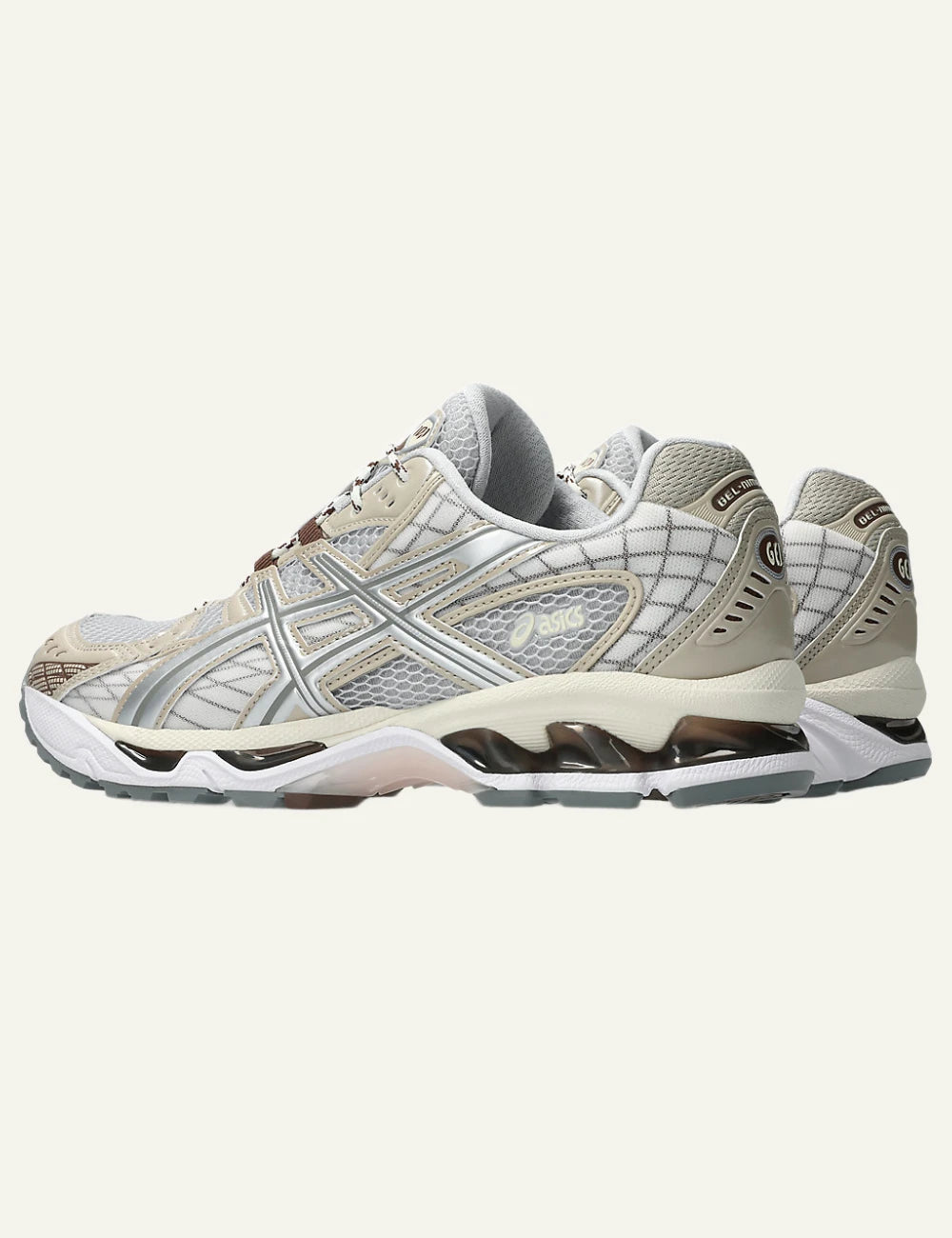 Asics Gel Kayano 12.1 sneaker cream beige profile view