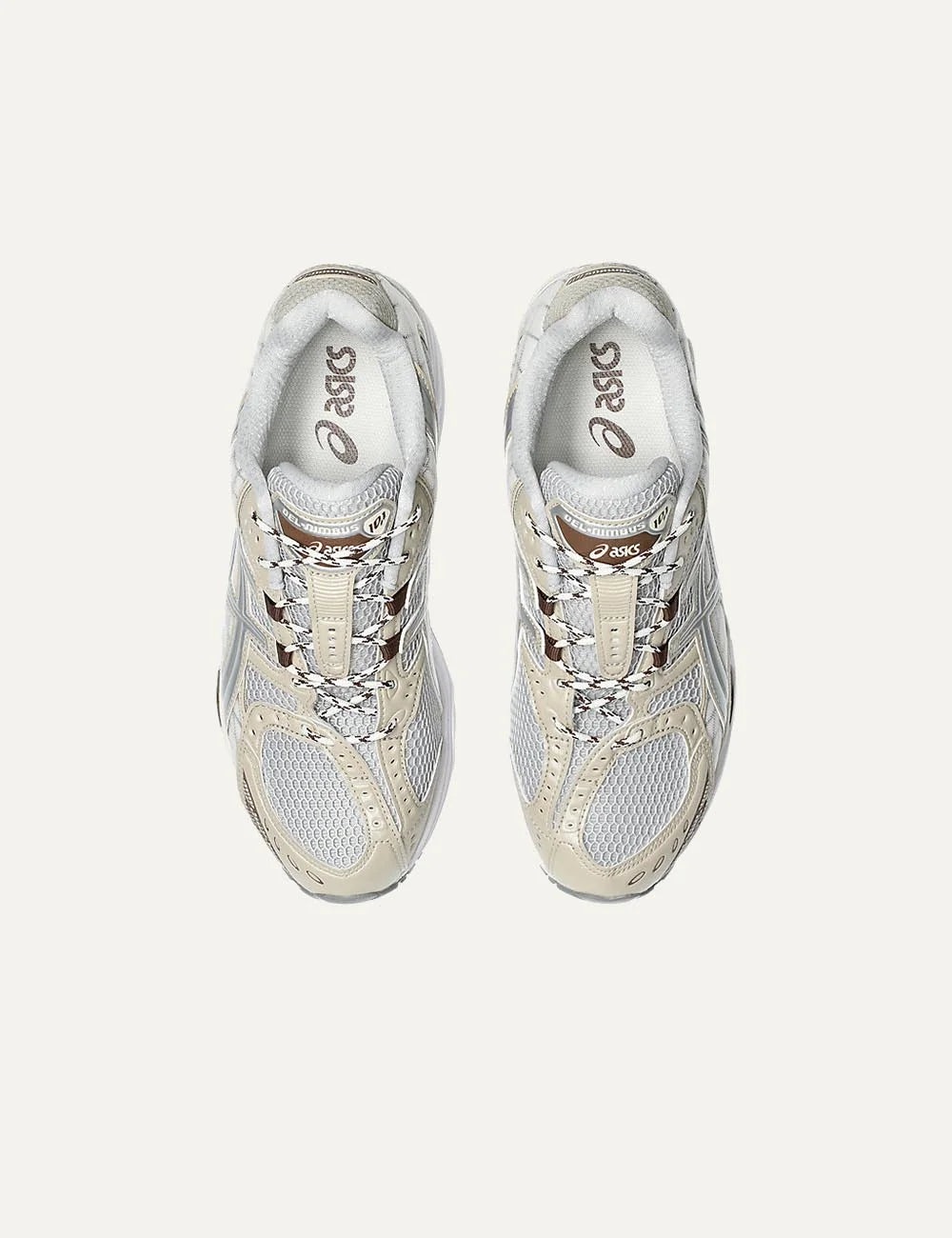Asics Gel Kayano 12.1 sneaker cream beige top view