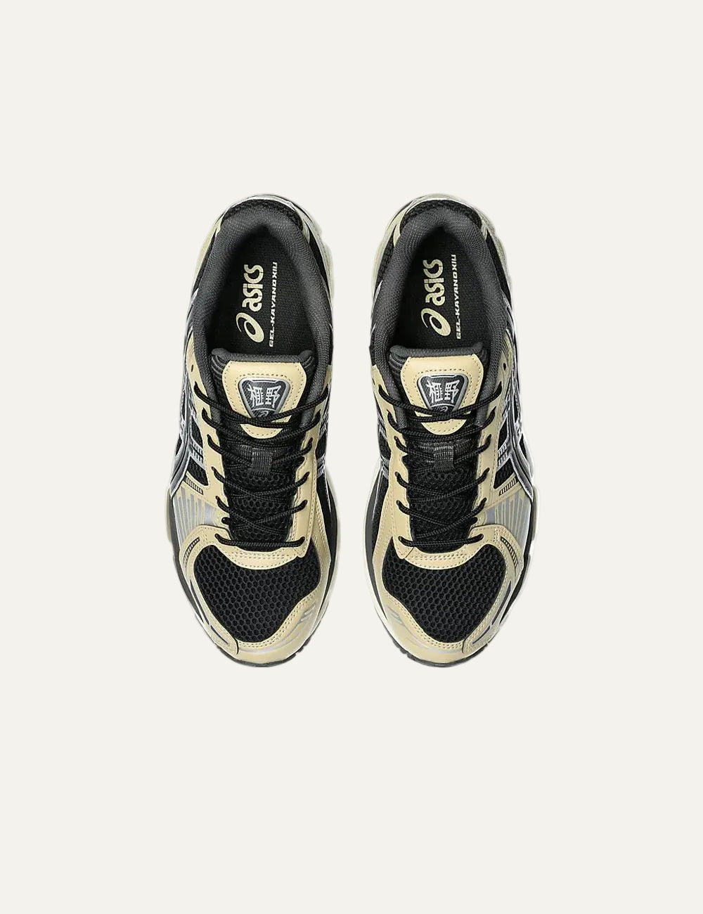ASICS GEL-KAYANO 12.1 top view running sneaker σε Black Obsidian Grey