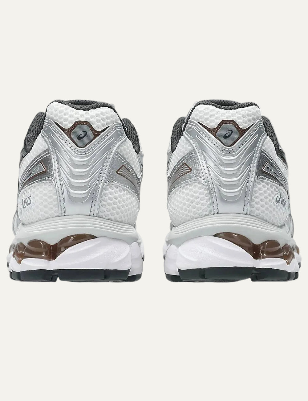 ASICS GEL-KAYANO 12.1 heel view με structured back support και GEL sole