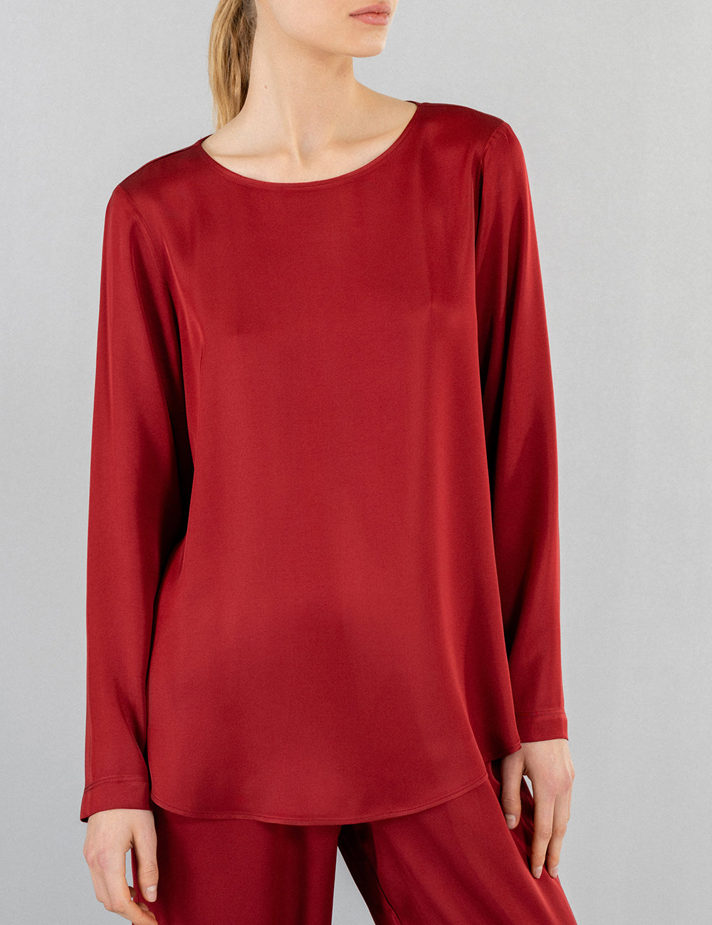 PHILOSOPHY ROUND NECK BLOUSE PHILOSOPHY