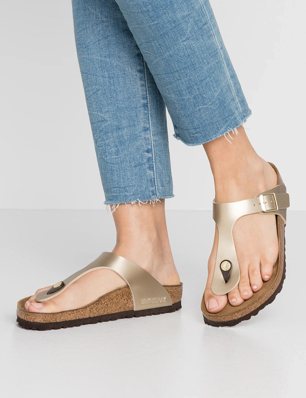 BIRKENSTOCK SYNTHETICS GIZEH BF GOLD BIRKENSTOCK