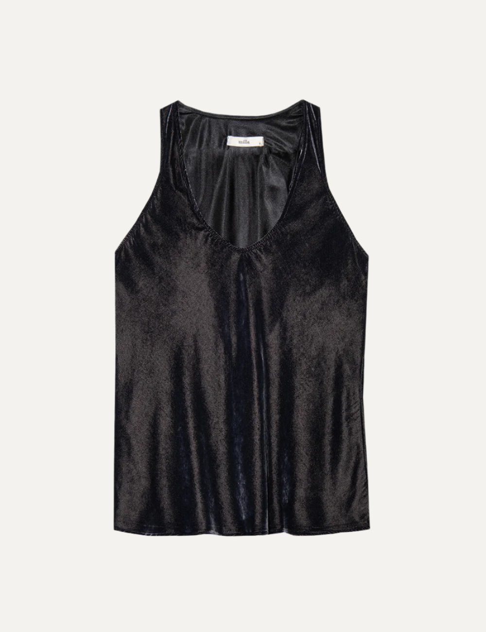 MILLA TOP VELVET SLEEVELESS