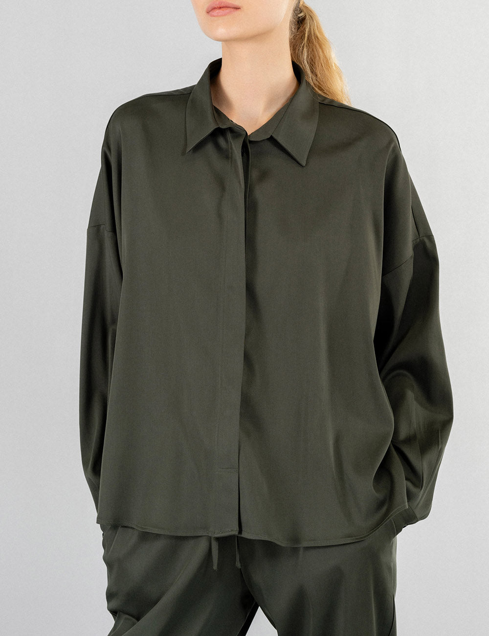 PHILOSOPHY CRINKLED OVERSIZED SHIRT PHILOSOPHY