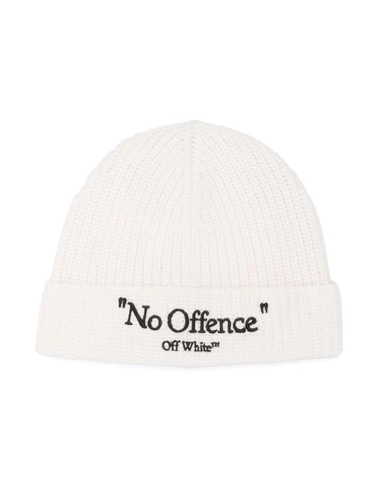 OFF WHITE WO NO OFFENCE CLASSIC BEANIE