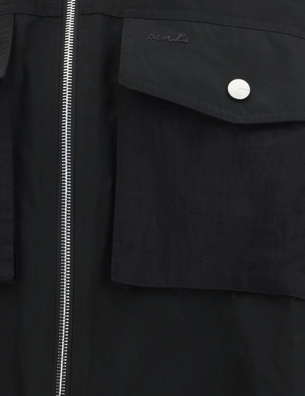 Pinko Beth Blouson jacket black detail pocket view