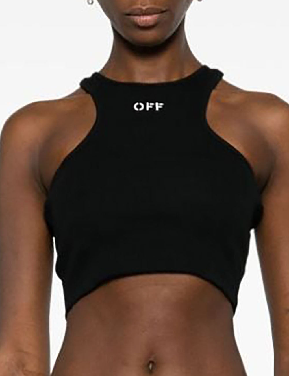 OFF WHITE OFF STAMP RIB ROWING TOP