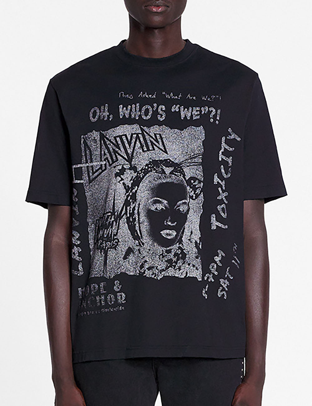 LANVIN UNISEX PRINTED UNISEX TEE-SHI LANVIN