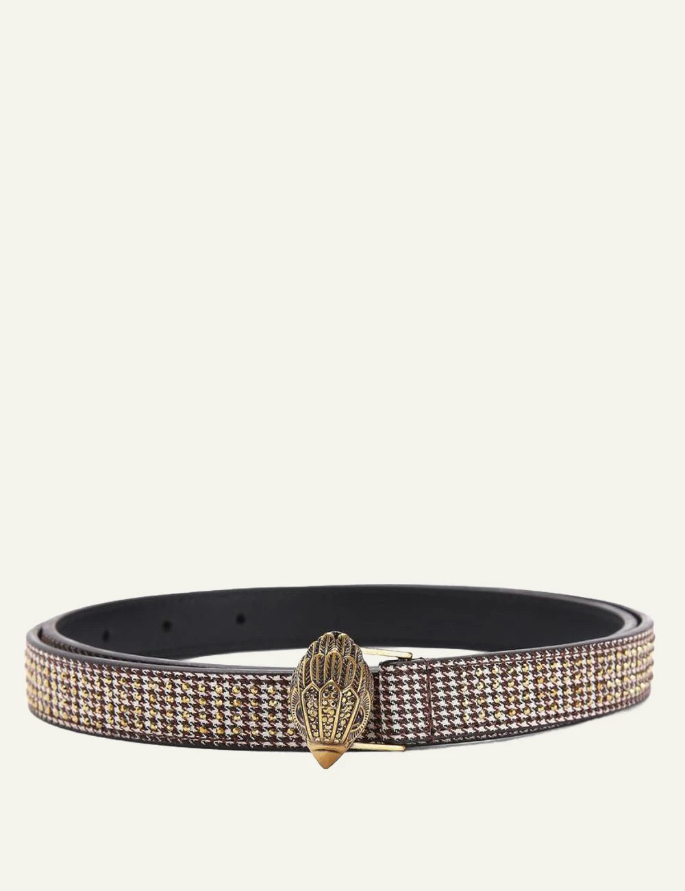 Kurt Geiger London fabric belt worn on waist styling detail