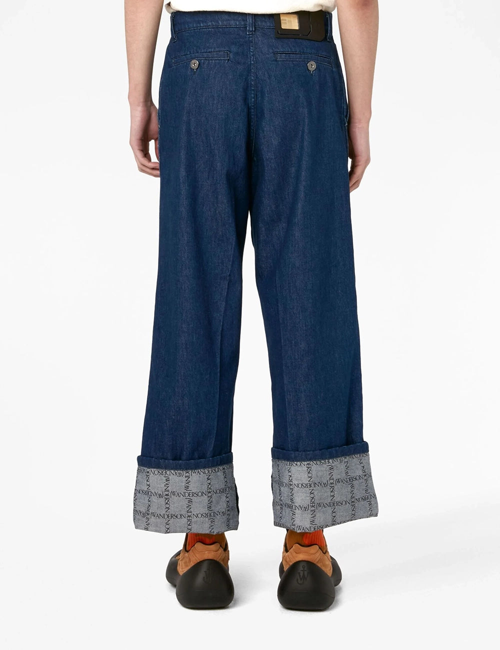 JWANDERSON LOGO GRID TURN UP WORKW JEANS JWANDERSON