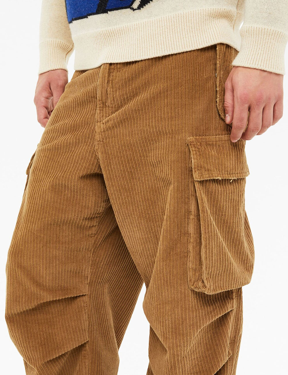 ALANUI VELVET CORD CARGO PANTS ALANUI