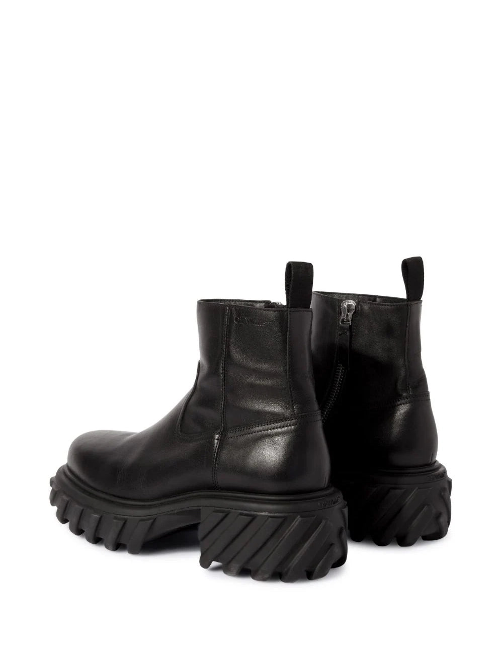 OFF WHITE EXPLORATION MOTOR ANKLE BOOT