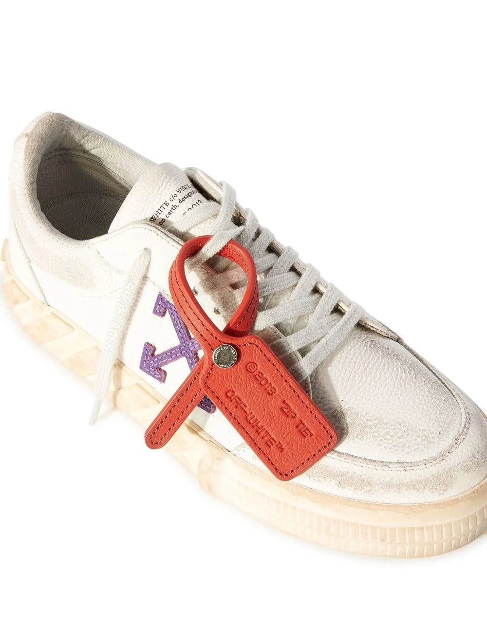 OFF WHITE LOW VULCANIZED DISTRESSED