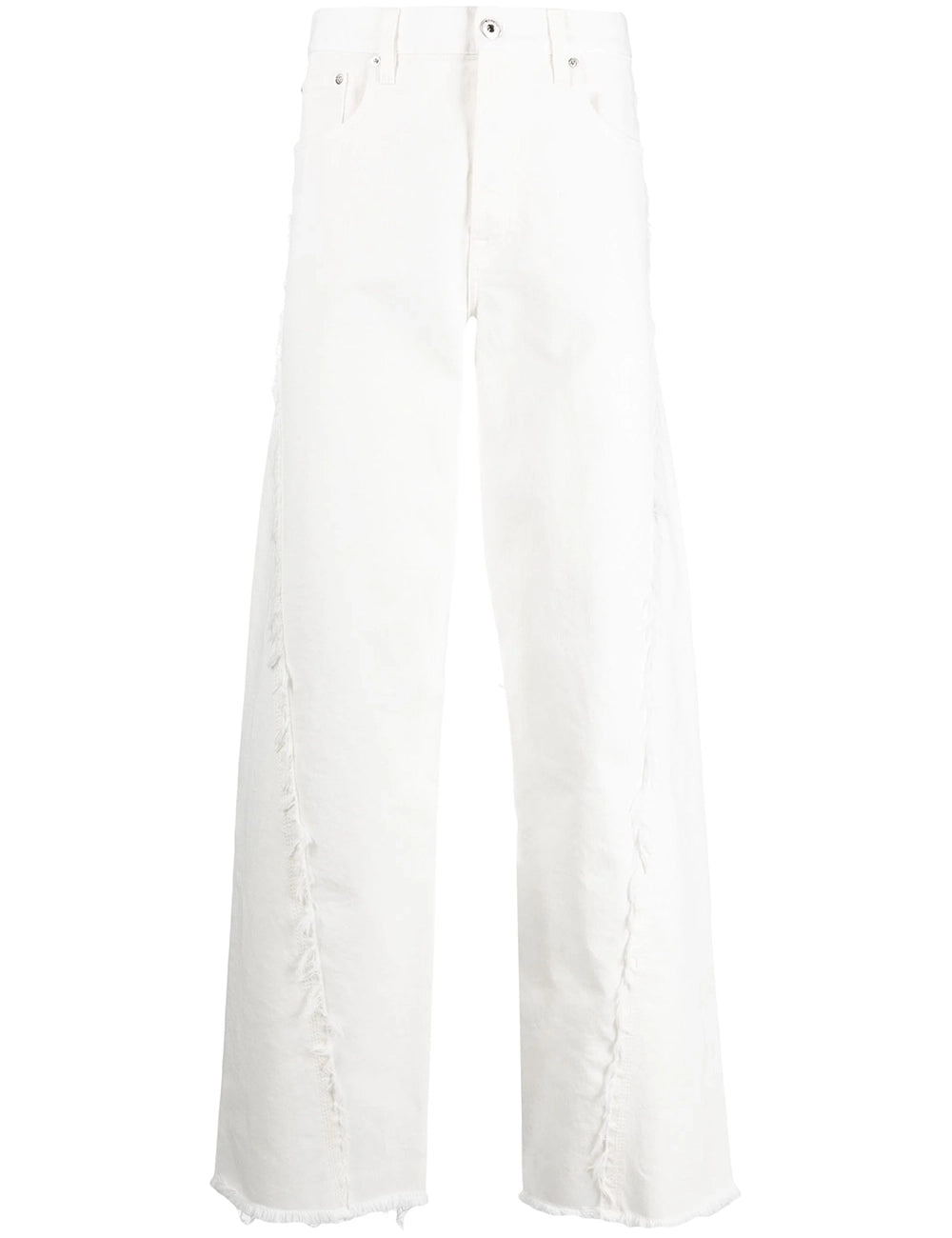 LANVIN TWISTED DENIM BAGGY TROUSERS