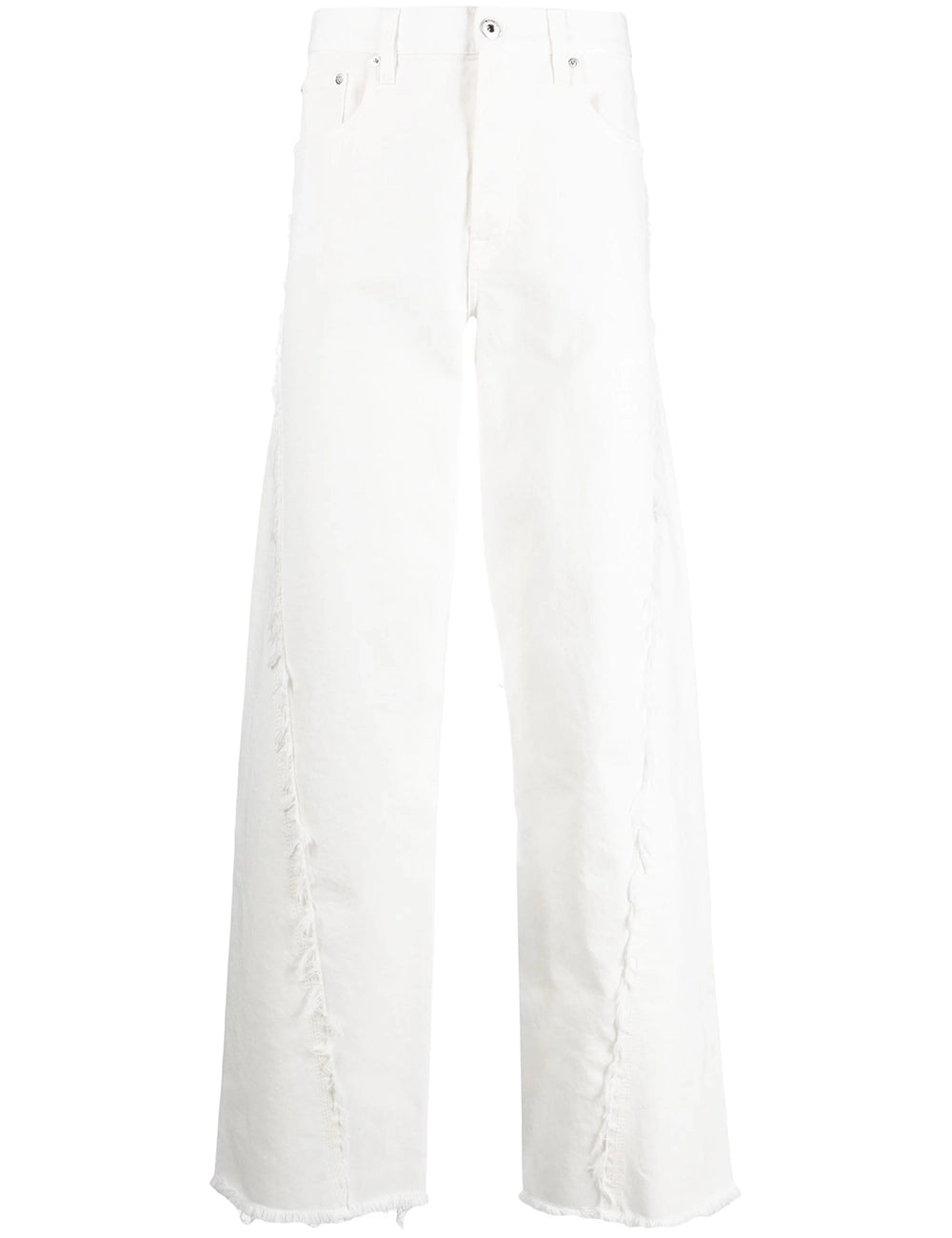 LANVIN TWISTED DENIM BAGGY TROUSERS LANVIN