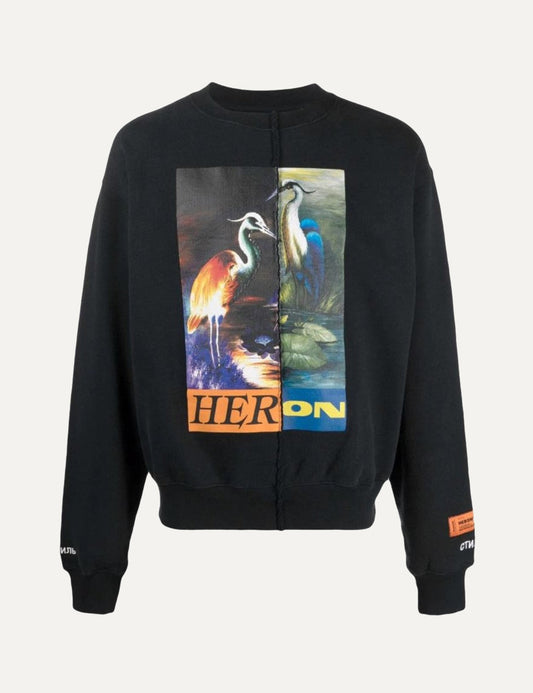 HERON PRESTON HOODIE SPLIT LIGHT HERONS