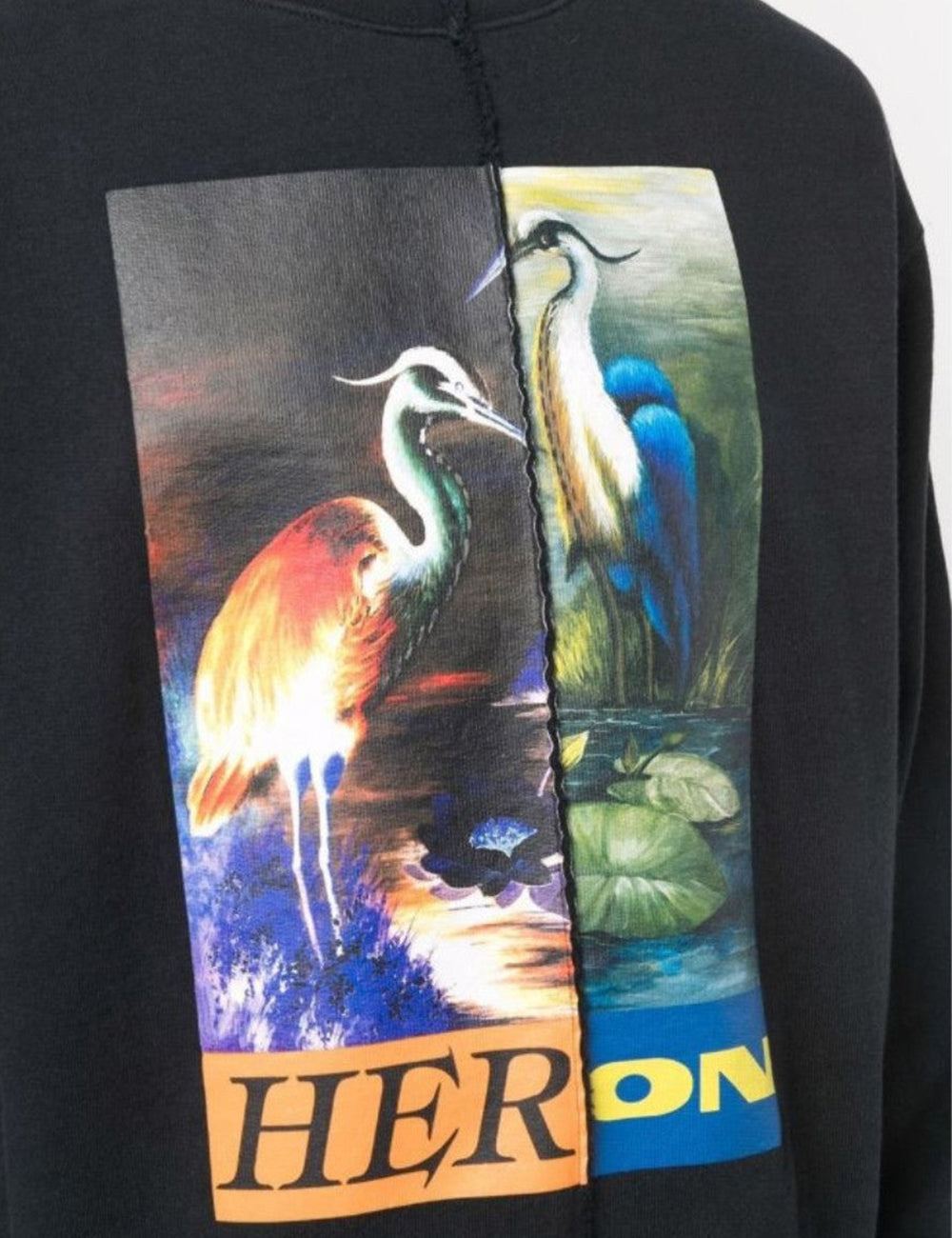 HERON PRESTON HOODIE SPLIT LIGHT HERONS