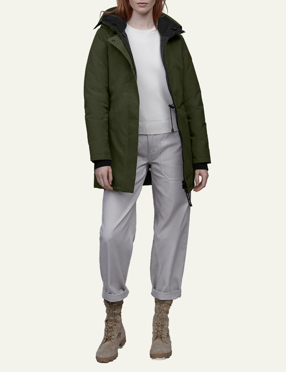 CANADA GOOSE VICTORIA PARKA VERT MILITAIRE