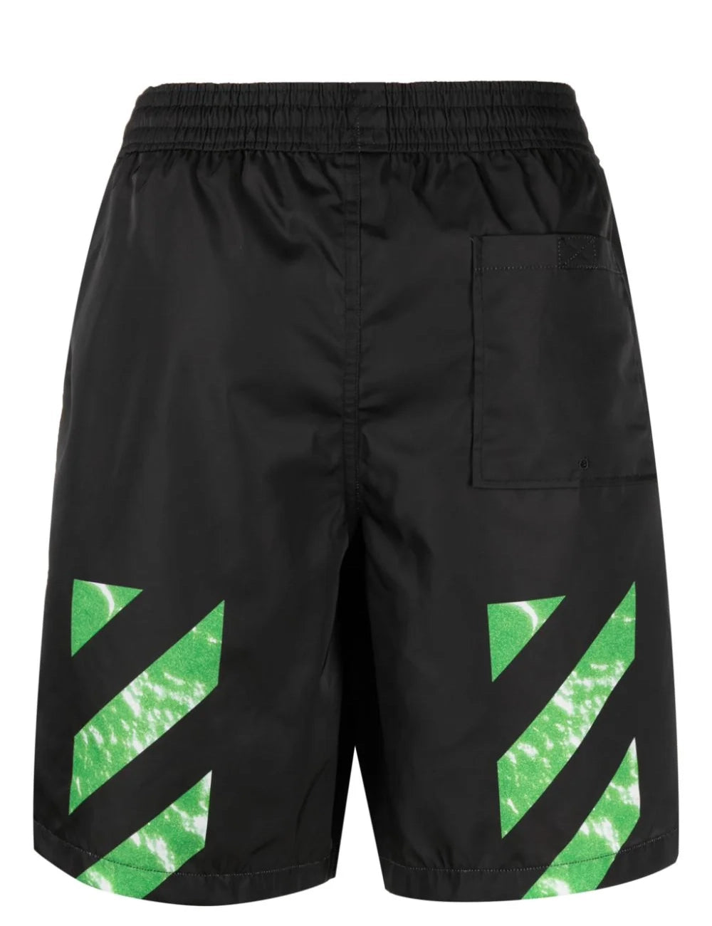 OFF WHITE MOON TAB SURFER SWIMSHORTS