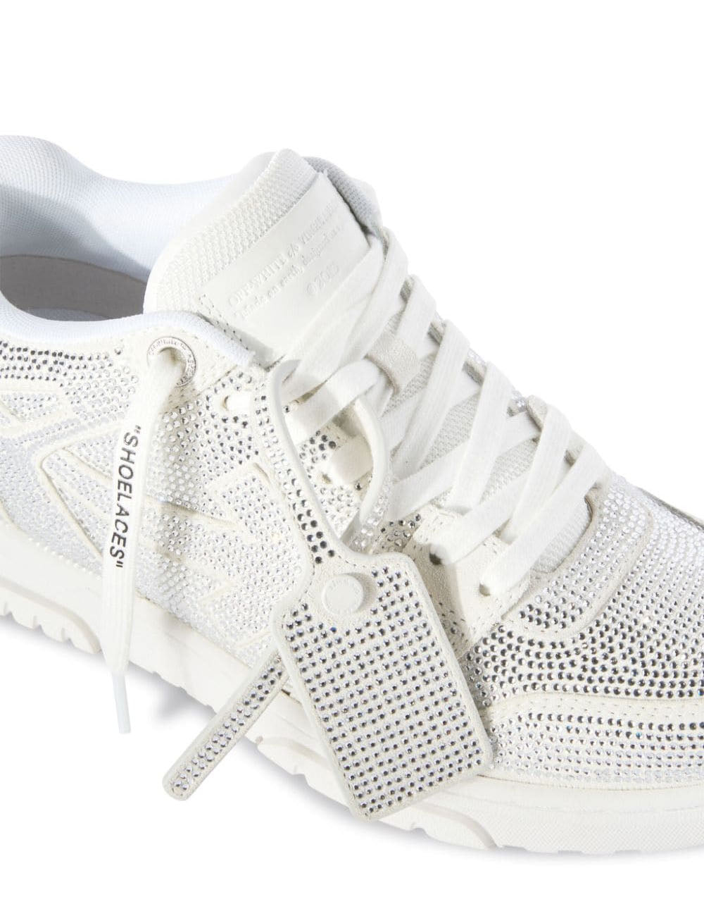 OFF WHITE OUT OF OFFICE STRASS