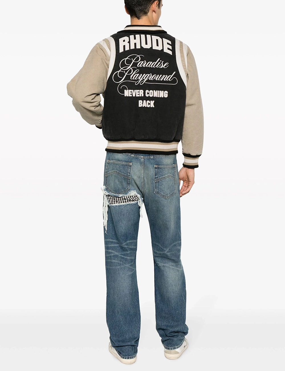 RHUDE WASHED CANVAS VARS JACKET RHUDE