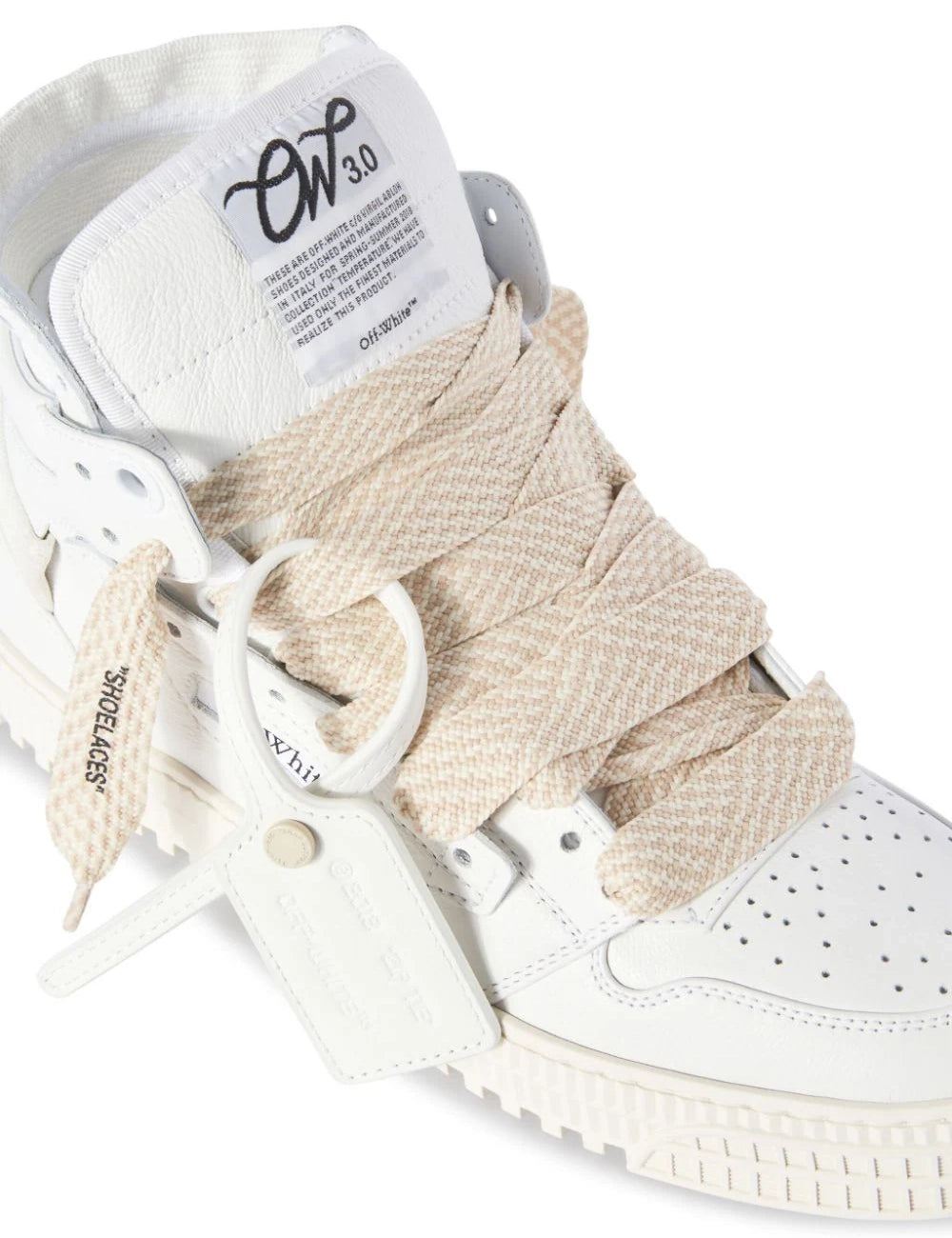 OFF WHITE 3.0 OFF COURT CALF LEATHER OFF WHITE