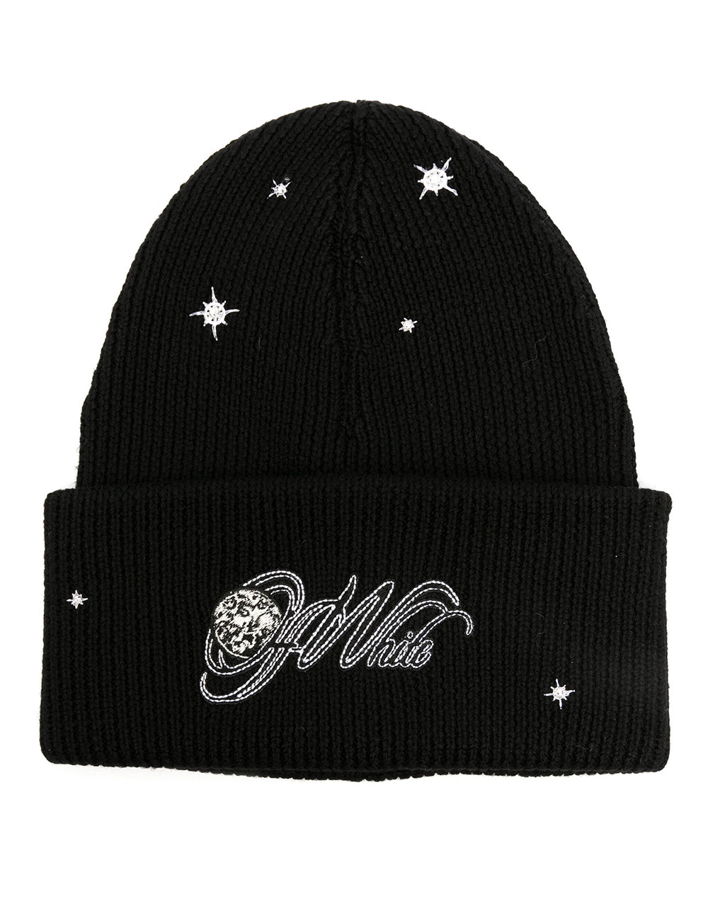 OFF WHITE WO MOON STARS BEANIE OFF WHITE