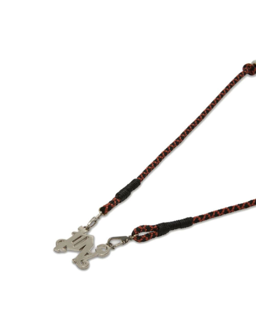 PALM ANGELS MONOGRAM BEADS NECKLACE PALM ANGELS