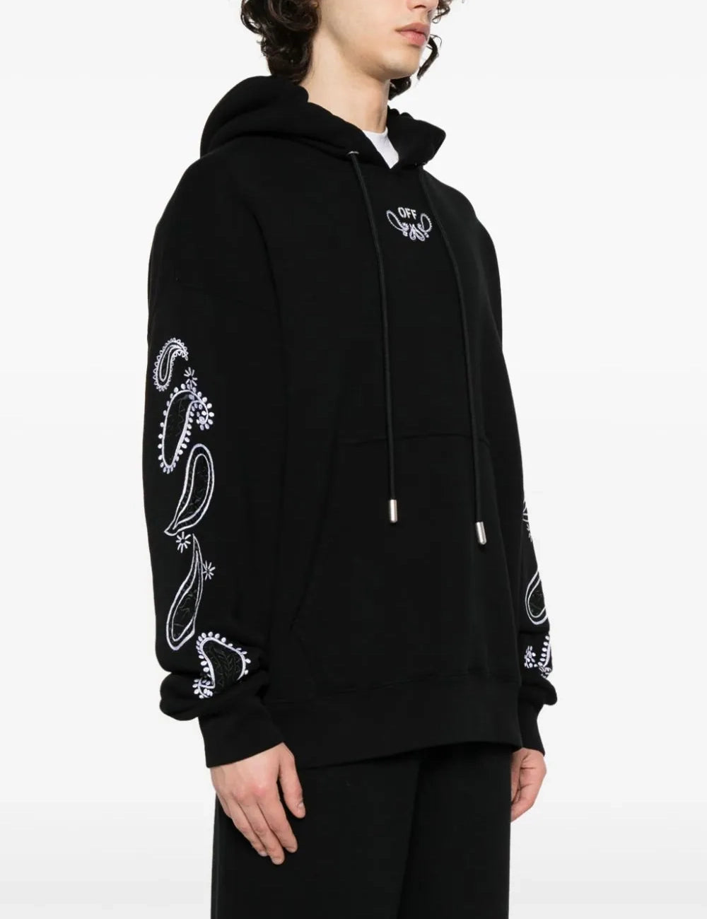 OFF WHITE BANDANA ARR SKATE HOODIE OFF WHITE